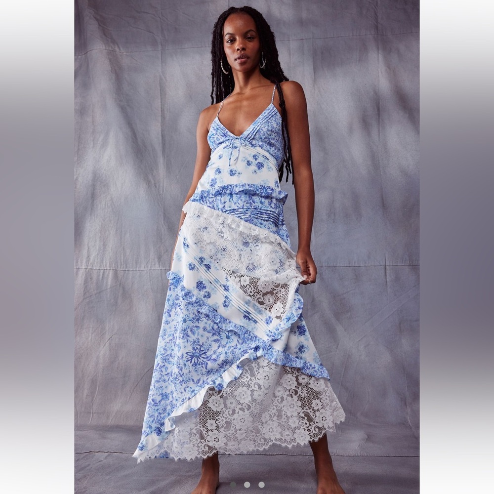 For Love & Lemons Rosalyn Maxi Dress